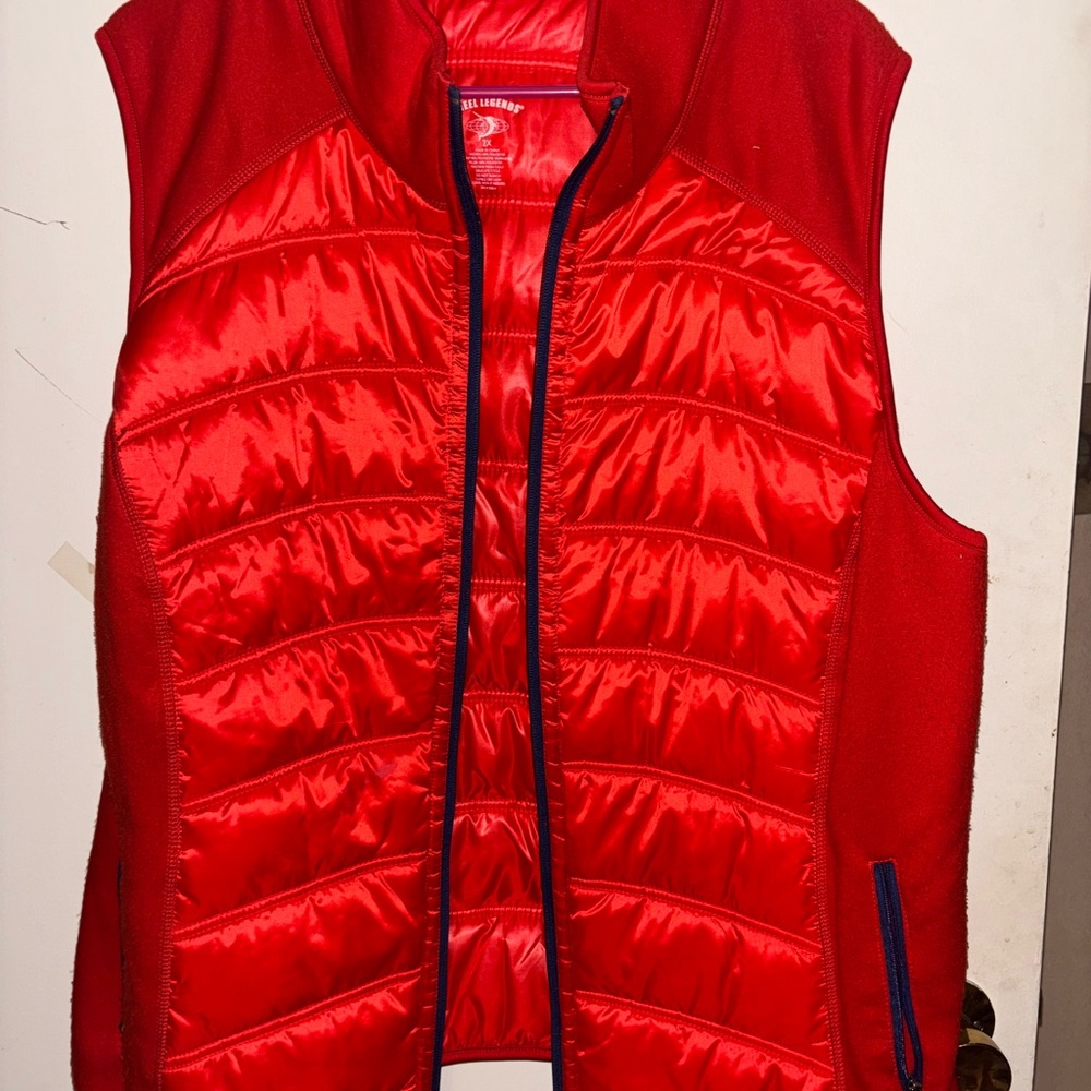 Reel Legends Women's Vibrant Red Vest